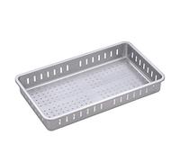 JASSFERRY Square Rectangular Stainless Steel Strainer Dish Drainer Rack Kitchen Holder fit Undermount Sink
