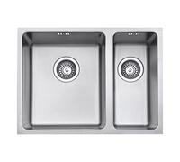 Undermount Stainless Steel Kitchen Sink 1.5 Bowl JASSFERRY Silver One Size