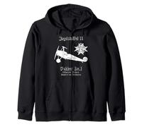Jasta 11 Fokker DR.I German Triplane Dreidecker Richthofen Zip Hoodie