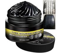JASUBAI Car Tire Shine Wax & Coating Paste, Long-Lasting Tire Dressing Cleaner, Restores Deep Black Gloss, Auto Tyre Polishing Paste, Multipurpose Long-Lasting Car Tire Refurbishment Cream (1pcs)