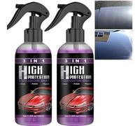 JASUBAI Newbeeoo Car Coating Spray, 3 In 1 High Protection Quick Coating Spray, Quick Wax Spray for Car, Coating Agent Spray, New Beeoo Car Polish, Car Ceramic Coating Spray 100ml (2Pcs)