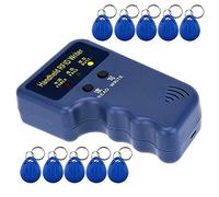 jasugKEY Memory Card Reader, RFID Access Control Card Reader Writer Duplicator Cloner, with 10pcs 125KHz Copy Cards, USB Interface