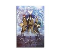 JASURYWO I R I 86 Eighty Six Anime9 Posters Aesthetic Wall Art Decor Vintage Canvas Decorative Painting Poster for Living Room Bed Room 08x12inch(20x30cm) Unframe-style