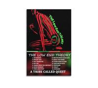 JASURYWO I R I A Tribe Called Quest Album The Low End Theory Tracklist Posters Aesthetic Wall Art Decor Vintage Canvas Decorative Painting Poster for Living Room Bed Room 08x12inch(20x30cm) Unframe-st