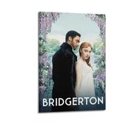 JASURYWO I R I Bridgerton TV Series 4 Posters Aesthetic Wall Art Decor Vintage Canvas Decorative Painting Poster for Living Room Bed Room 20x30inch(50x75cm) Frame-style