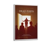 JASURYWO I R I Dead Poets Society 1989 Posters Aesthetic Wall Art Decor Vintage Canvas Decorative Painting Poster for Living Room Bed Room 24x36inch(60x90cm) Frame-style