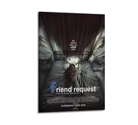 JASURYWO I R I Friend Request Posters Aesthetic Wall Art Decor Vintage Canvas Decorative Painting Poster for Living Room Bed Room 24x36inch(60x90cm) Frame-style