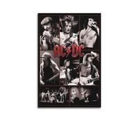 JASURYWO I R I Live AC DC Posters Aesthetic Wall Art Decor Vintage Canvas Decorative Painting Poster for Living Room Bed Room 24x36inch(60x90cm) Unframe-style