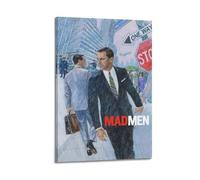 JASURYWO I R I Mad Men TV Series 3 Posters Aesthetic Wall Art Decor Vintage Canvas Decorative Painting Poster for Living Room Bed Room 08x12inch(20x30cm) Frame-style