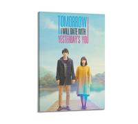JASURYWO I R I My Tomorrow, Your Yesterday Movie Posters Aesthetic Wall Art Decor Vintage Canvas Decorative Painting Poster for Living Room Bed Room 08x12inch(20x30cm) Frame-style