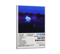 JASURYWO I R I Never Enough by Daniel Caesar Album Posters Aesthetic Wall Art Decor Vintage Canvas Decorative Painting Poster for Living Room Bed Room 16x24inch(40x60cm) Frame-style