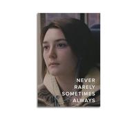 JASURYWO I R I Never Rarely Sometimes Always Posters Aesthetic Wall Art Decor Vintage Canvas Decorative Painting Poster for Living Room Bed Room 20x30inch(50x75cm) Unframe-style