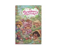 JASURYWO I R I Strawberry Shortcake's Berry Bitty Adventures Posters Aesthetic Wall Art Decor Vintage Canvas Decorative Painting Poster for Living Room Bed Room 12x18inch(30x45cm) Unframe-style