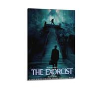 JASURYWO I R I The Exorcist Posters Aesthetic Wall Art Decor Vintage Canvas Decorative Painting Poster for Living Room Bed Room 08x12inch(20x30cm) Frame-style