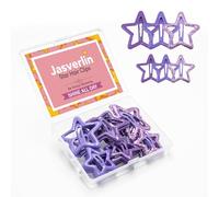 JASVERLIN 36 Pcs Star Hair Clips, Y2K Cute Purple Hair Accessories