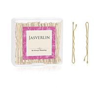 JASVERLIN Bobby Pins Blonde Hair Gold Hair Pins Decorative Premium Secure Firm Hold Hairpins Clips Bulk for Women Long Thick Hair Accessories 2 inch 100pcs