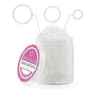 JASVERLIN Clear Hair Elastics Bands, Assorted Size Rubber Hair Ties Baby Mixed Size Polybands Hair Elastics for Toddler Girls Women 2000pcs