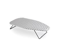Jata Hogar HPLA8214 - Table Ironing Board with 75 x 34 cm Suitable for Hanging, Occupies Little Space, Cotton Cover, Grey and White