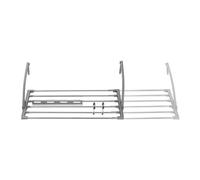 Jata Hogar HTEN2402 - Extendable Folding Clothes Airer, 6 M of Drying Surface 48 to 96 cm, for Balcony, Radiator, Window, Shower, etc. with Clips for Socks, Includes 20 Clips Stainless Steel