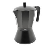 Jata Hogar Italian Coffee Maker Full Induction 14.5x12x20.3 cm Black