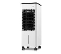 JATIBOSH Windowless Portable Air Conditioners 9L Evaporative Air Cooler LED Display Fan Air Purifier 3 Speeds 90°Oscillating Timer Cooling AC Unit Humidifier for Home Office Bedro