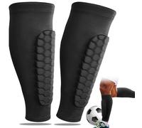 jatimdotin Shin Pads Soccer Shin Guards Honeycomb Compression Sleeve Footba
