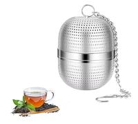 jatimdotin Tea Strainer, 304 Stainless Steel Tea Infuser for Loose Tea, Tea Ball Infuser with Chain, Tea Filter for Teapots Cups Mugs to Brewing Steeping Loose Leaf, Scented Tea