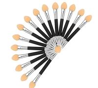 jatimdotina Eyeshadow Brushes, 15 PCS Dual Sided Eyeshadow Brushes, Sponge Eyeshadow Applicators, Beauty Tool for Eyeliner Eye Makeup Arts Crafts Art and Nail Art