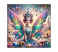 JATOK Diamond Art Kits Adults, Fairy Elf Diamond Painting 40 x 40 cm