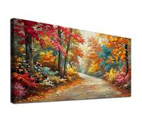 JATOK Large Diamond Art Kits Adults, Forest Diamond Painting Kits for Adults Beginners, DIY Full Round Drill Gem Art Crafts Home Wall Decor Relax Gifts, 40x70cm/15.7x27.5in