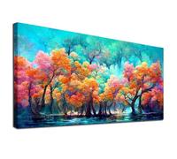 JATOK Large Diamond Art Kits Adults, Forest Diamond Painting Kits for Adults Beginners, DIY Full Round Drill Gem Art Crafts Home Wall Decor Relax Gifts, 40x70cm/15.7x27.5in