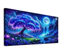 JATOK Large Diamond Art Kits Adults, Landscape Diamond Painting Kits for Adults Beginners, DIY Full Round Drill Gem Art Crafts Home Wall Decor Relax Gifts, 40x70cm/15.7x27.5in