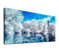 JATOK Large Diamond Art Kits Adults, Landscape Diamond Painting Kits for Adults Beginners, DIY Full Round Drill Gem Art Crafts Home Wall Decor Relax Gifts, 40x70cm/15.7x27.5in