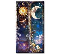 JATOK Large Diamond Art Kits Adults, Moon and Stars Diamond Painting Kits for Adults Beginners, DIY Full Round Drill Gem Art Crafts Home Wall Decor Relax Gifts, 40x70cm/15.7x27.5in