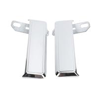 Jauarta 1 Pair Chrome Outer Door Handle Rustproof Left Right Metal Exterior Door Handle Set for Land Cruiser FJ40 BJ40 BJ42 FJ45