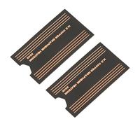 Jauarta 2Pcs 2242 SSD Thermal Pad 0.15mm Brass Graphene Fast Conduction M.2 2242 SSD Heatsink for Laptop Gaming
