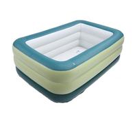 Jauarta Inflatable Swimming Pool for Children and Adults PVC Thickened 3 Layers Above Ground Swimming Pool for Summer Water Party Garden Garden (184L)