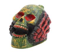 Jauarta Loudest Scream Whistle, Aztec Death Whistle, Easy To Blow Resin for Scary Horror Party, Intricate Design, Relaxing Stress Relief Tool (Green)
