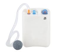 Jauarta Portable Battery Powered Air Pump Fish Tank Oxygen Diffuser, Small Size for Easy Carrying, Ultra Quiet Fish Bubbler, Turns Any Cooler into Live Well, 4AA Battery Operated