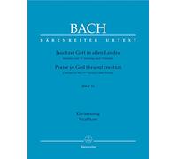 Jauchzet Gott in allen Landen BWV 51: Klavierauszug von Martin Focke ; Urtext der Neuen Bach-Ausgabe