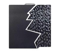 JAUEIVER 257mm Printing Plate, Textured Diamond & Carbon Fibre Print Bed Printing Plate Compatible with 3D Printer Bambu Lab X1