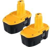 JAUKIST 18V Replacement Battery for DeWalt DC9096 2 Packs 5.0Ah 18 Volt XRP Replacement Batteries for DeWalt DE9096 DC9098 DE9098 DE9098 DW9096 DW9095 Cordless Power Tools
