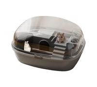 Jaula Para Hamster - Transparent House Cage Fun & Interactive Habitat | Spacious Habitat, Includes Exercise Wheel For Active, Easy Clean Design Ensures Pet Safety & Hygiene