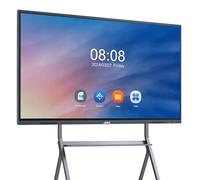 JAV Interactive Whiteboard, 75" Smart Board 4K UHD Electronic Whiteboard, All in One Digital Smartboard Built in Dual System & 13MP Camera for Office School Classroom Home (Wall Mount Included)