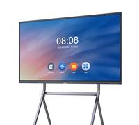 JAV Smart Board 65" Interactive Whiteboard 4K Touchscreen, Digital Presentation Electronic Smart Whiteboard Built-in Camera for Classroom Home Office Studio (Wall Mount Included)