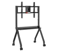 JAV Smart Board Stand for 47"-65" Interactive Whiteboard up to 80KG, Mobile Stand with Four Lockable Wheels for Office Classroom Home