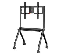 JAV Smart Board Stand for Interactive Whiteboard 47"-65", Four Lockable Wheels, Design for The Modern Office or Classroom