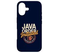 Java Coffee Order Initiated Caffeine Humor Programmers Case for iPhone 17