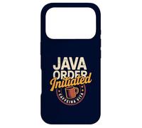 Java Coffee Order Initiated Caffeine Humor Programmers Case for iPhone 17 Pro