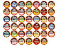 Java Factory Flavored Coffee Pods, Assorted Sampler, Variety Pack, Compatible with K Cup Brewers Including 2.0, 40 Count